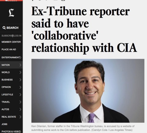 L.A. Times, 2014-09-05, CIA collaborator Ken Dilanian 