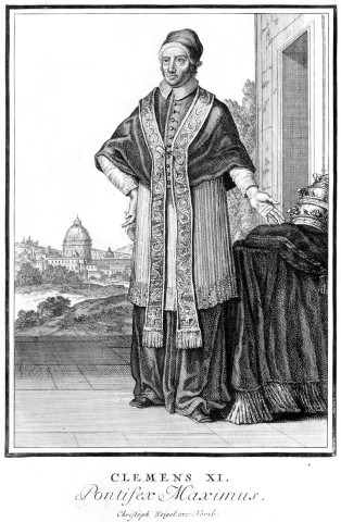 Christoph Weigel-Clemens XI. Pontifex Maximus